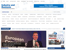 Tablet Screenshot of industryandbusiness.ie